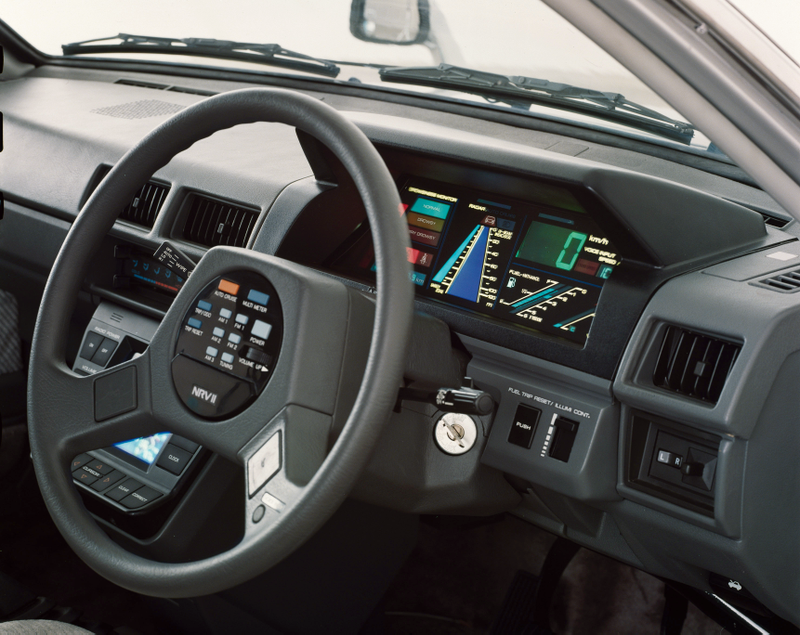 Illustration for article titled Nissan Made The Accurate Boring Car Of The Future Way Back In 1983